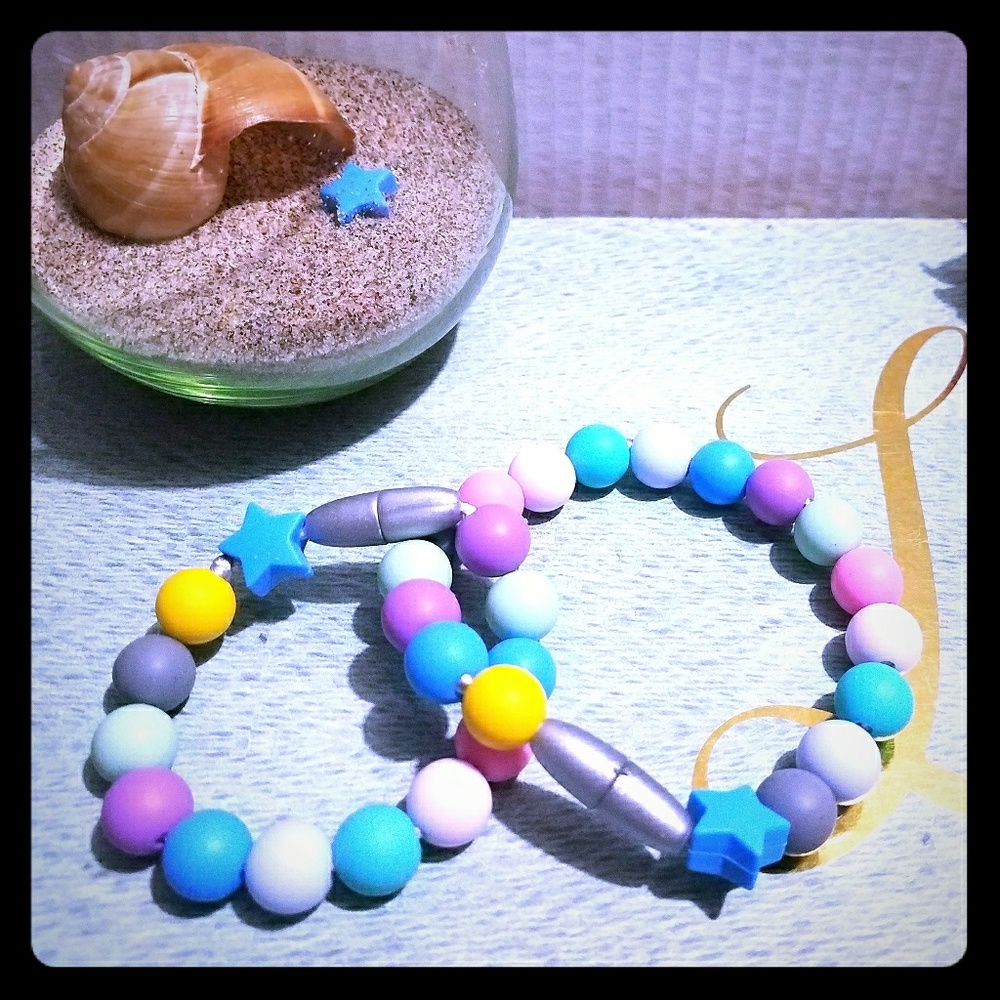 Mommy & Me Silicone Teething Bracelets